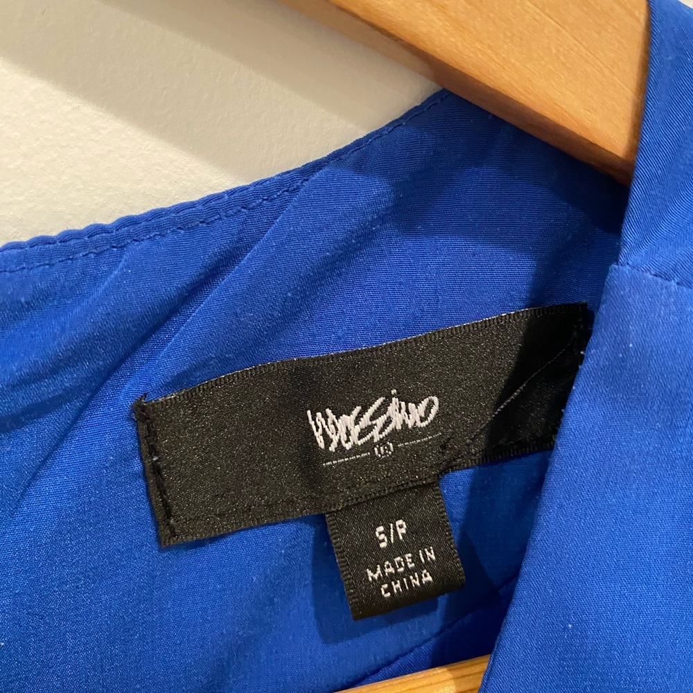 Blue Silk day dress